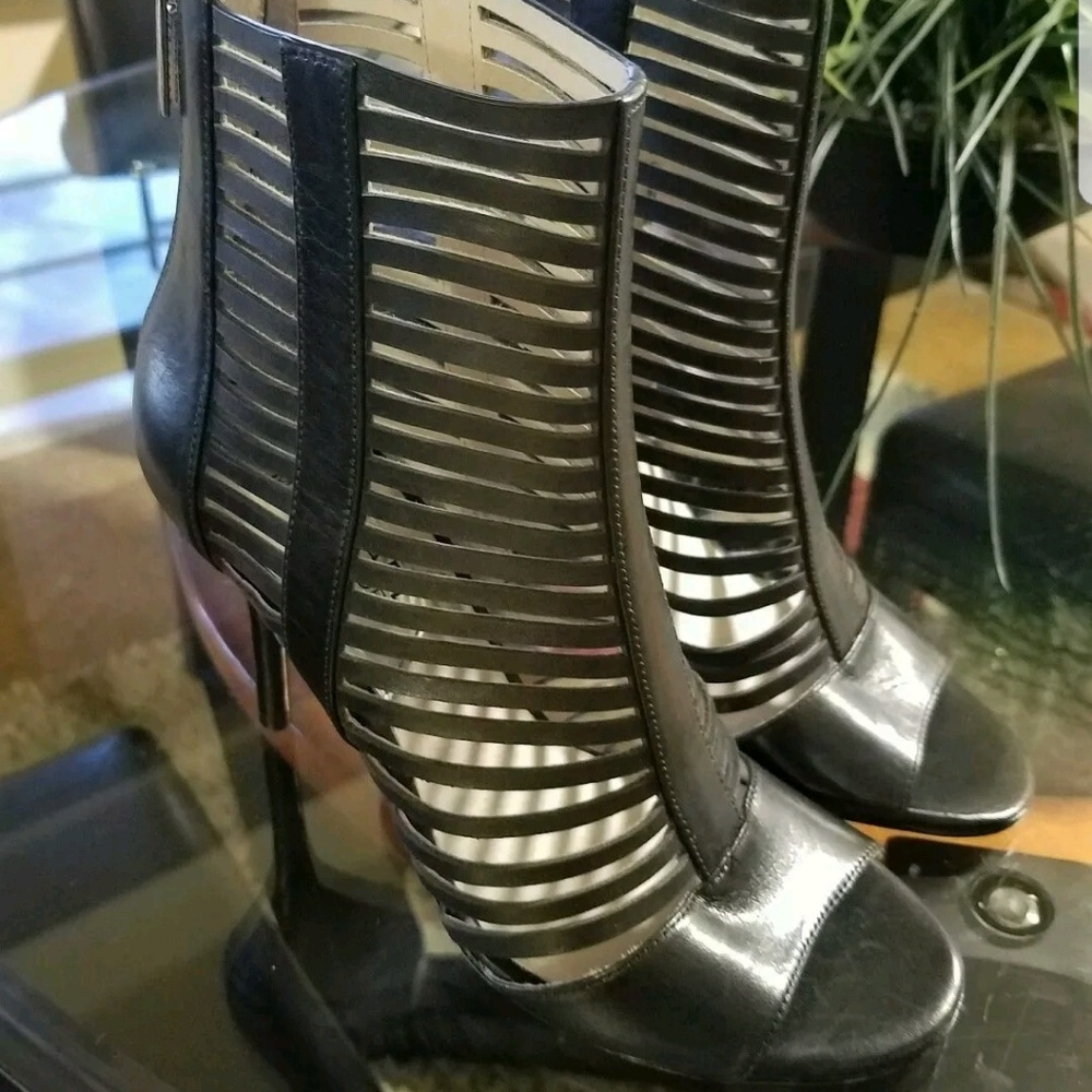 Michael Kors Open Toe Caged Booties - Odelia High